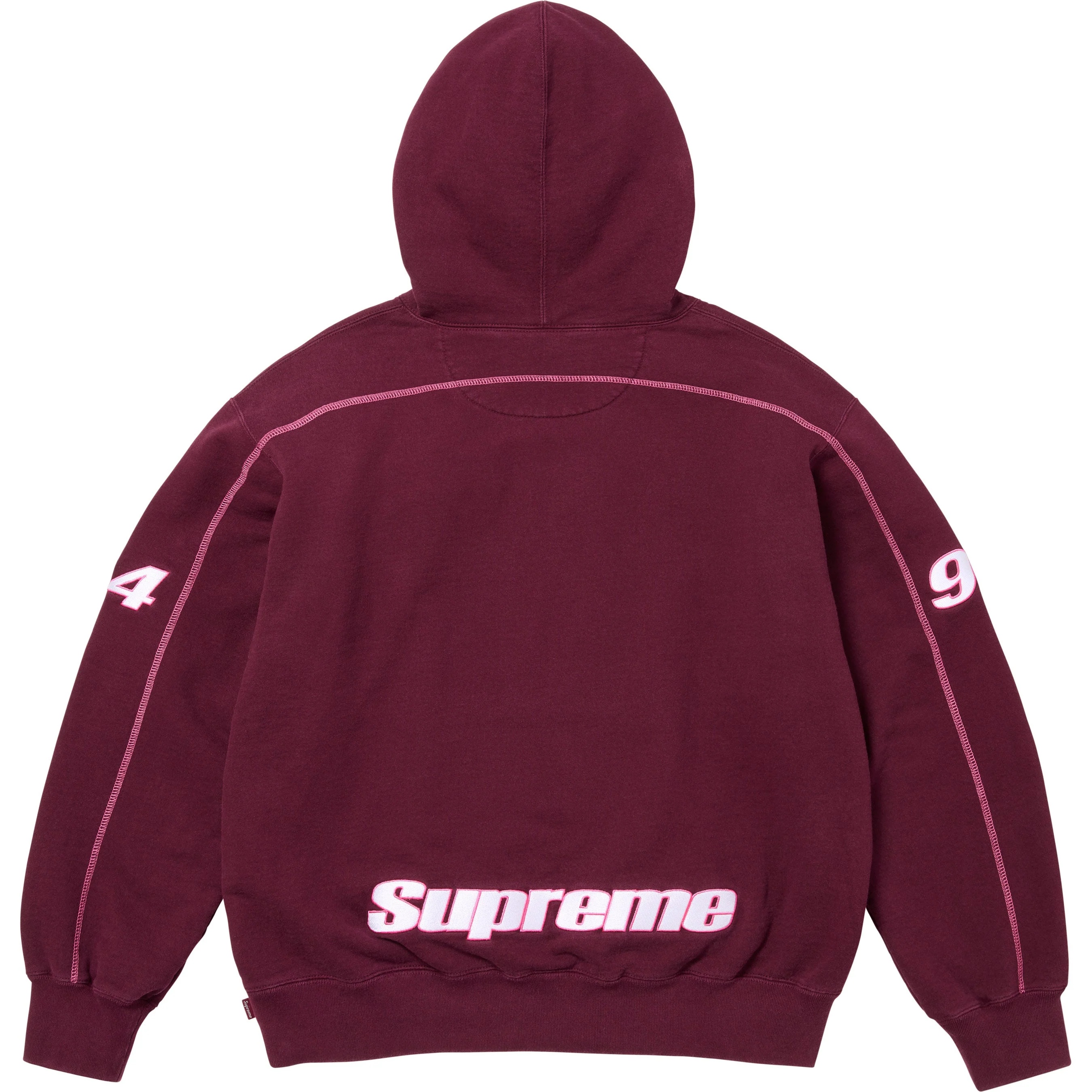 Overlock Hooded Sweatshirt view 6